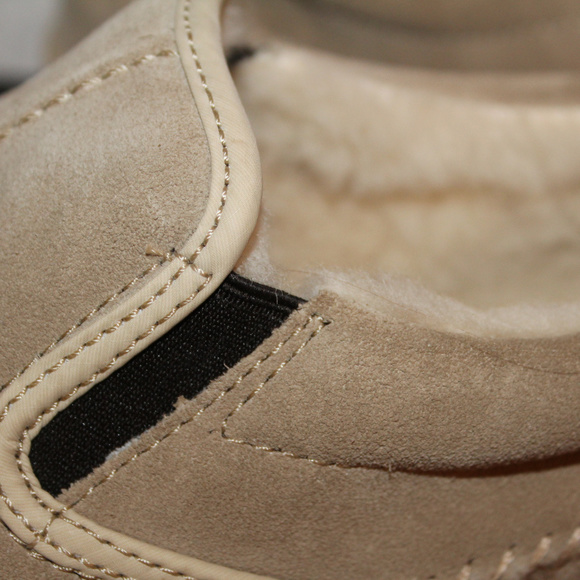 UGG NEUMEL LUXURY SHEARLING SUEDE SLIPPERS NEW! - Picture 7 of 8